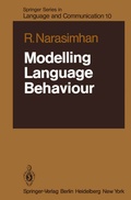 Cover: Modelling Language Behaviour - Springer