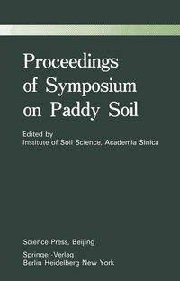 Abbildung von: Proceedings of Symposium on Paddy Soils - Springer
