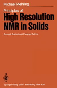 Abbildung von: Principles of High Resolution NMR in Solids - Springer