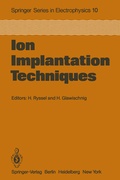 Cover: Ion Implantation Techniques - Springer