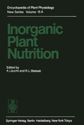 Cover: Inorganic Plant Nutrition - Springer