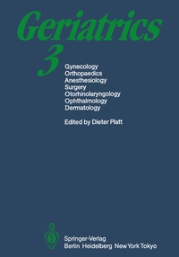 Enlarge image Cover: Geriatrics 3 - Springer