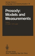 Cover: Prosody: Models and Measurements - Springer