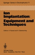 Cover: Ion Implantation: Equipment and Techniques - Springer