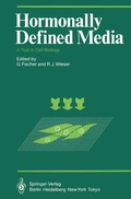 Cover: Hormonally Defined Media - Springer