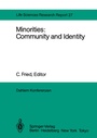 Cover: Minorities: Community and Identity - Springer