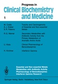 Cover: Essential and Non-Essential Metals Metabolites with Antibiotic Activity Pharmacology of Benzodiazepines Interferon Gamma Research - Springer