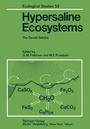 Cover: Hypersaline Ecosystems - Springer