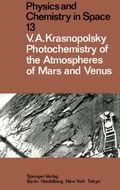 Cover: Photochemistry of the Atmospheres of Mars and Venus - Springer
