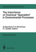 Cover: The Importance of Chemical "Speciation" in Environmental Processes - Springer