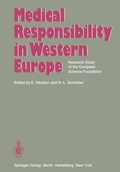 Cover: Medical Responsibility in Western Europe - Springer