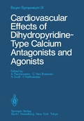 Cover: Cardiovascular Effects of Dihydropyridine-Type Calcium Antagonists and Agonists - Springer