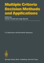 Cover: Multiple Criteria Decision Methods and Applications - Springer