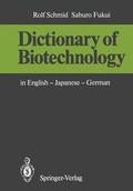 Cover: Dictionary of Biotechnology - Springer