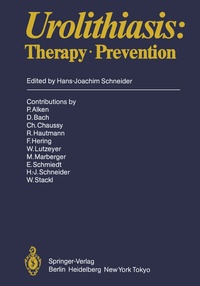 Enlarge image Cover: Urolithiasis - Springer