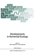 Cover: Developments in Numerical Ecology - Springer
