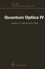 Cover: Quantum Optics IV - Springer