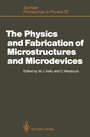 Cover: The Physics and Fabrication of Microstructures and Microdevices - Springer