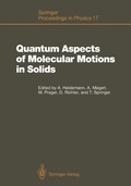 Cover: Quantum Aspects of Molecular Motions in Solids - Springer