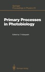 Cover: Primary Processes in Photobiology - Springer