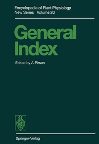 Enlarge image Cover: General Index - Springer