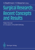 Cover: Surgical Research: Recent Concepts and Results - Springer