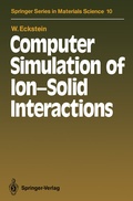 Cover: Computer Simulation of Ion-Solid Interactions - Springer
