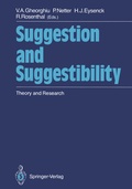 Cover: Suggestion and Suggestibility - Springer