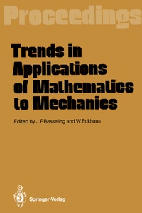 Abbildung von: Trends in Applications of Mathematics to Mechanics - Springer