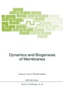 Cover: Dynamics and Biogenesis of Membranes - Springer