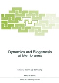 Cover: Dynamics and Biogenesis of Membranes - Springer