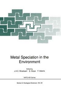 Abbildung von: Metal Speciation in the Environment - Springer