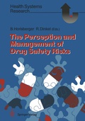 Cover: The Perception and Management of Drug Safety Risks - Springer