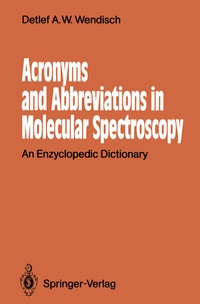 Abbildung von: Acronyms and Abbreviations in Molecular Spectroscopy - Springer