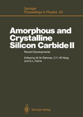 Cover: Amorphous and Crystalline Silicon Carbide II - Springer