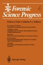 Cover: Forensic Science Progress - Springer