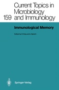 Cover: Immunological Memory - Springer