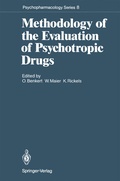 Cover: Methodology of the Evaluation of Psychotropic Drugs - Springer