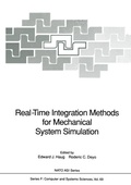 Cover: Real-Time Integration Methods for Mechanical System Simulation - Springer