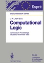 Cover: Computational Logic - Springer