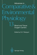 Cover: Blood and Tissue Oxygen Carriers - Springer