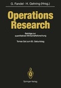 Cover: Operations Research - Springer