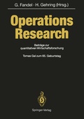 Cover: Operations Research - Springer
