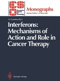 Cover: Interferons: Mechanisms of Action and Role in Cancer Therapy - Springer