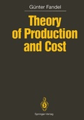 Cover: Theory of Production and Cost - Springer