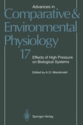 Cover: Effects of High Pressure on Biological Systems - Springer