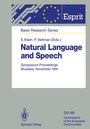 Cover: Natural Language and Speech - Springer