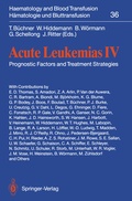 Cover: Acute Leukemias IV - Springer