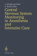 Cover: Central Nervous System Monitoring in Anesthesia and Intensive Care - Springer