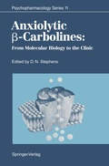 Cover: Anxiolytic &szlig;-Carbolines - Springer